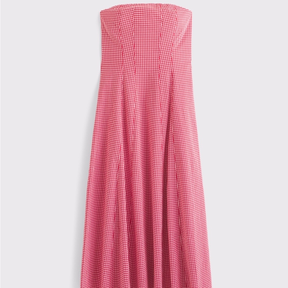 Abercrombie & Fitch Gingham Midi